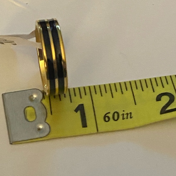 3/25 Stainless Steel Band Ring wedding black - Picture 13 of 16